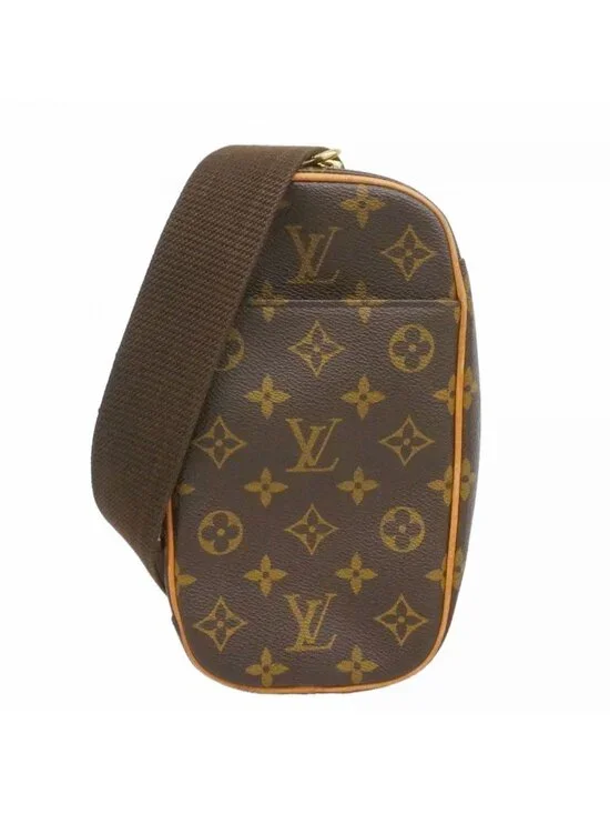 Louis Vuitton Belt Bag Monogram Pochette Gange Brown