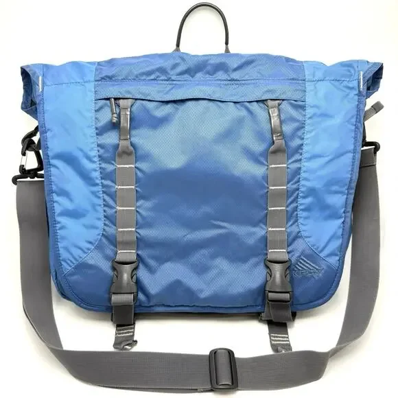 Kelty Treble Crossbody Messenger Bag Expandable Travel Organizer Blue Outdoor
