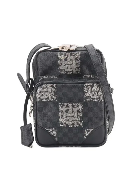 Louis Vuitton Damier Graphite Christopher Nemes Amazon Shoulder Bag