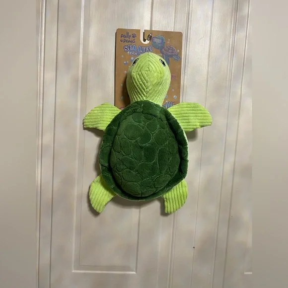 Green Turtle Dog Toy