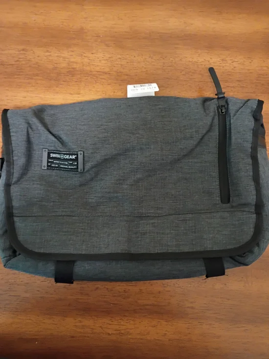 SwissGear Gray Messenger Bag for Men