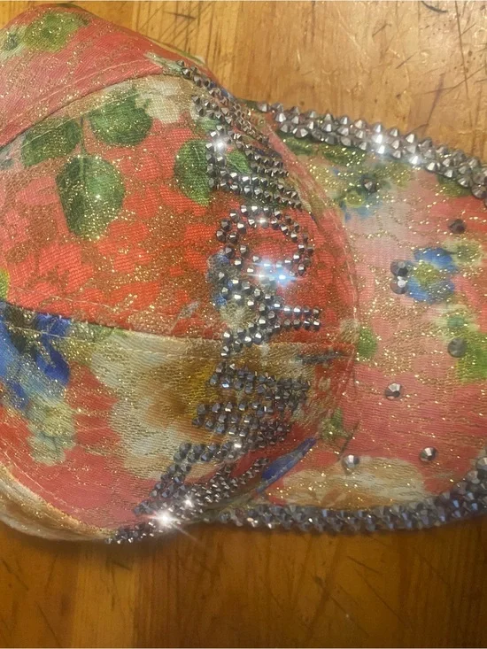 Floral Pink Embellished Women's Headband