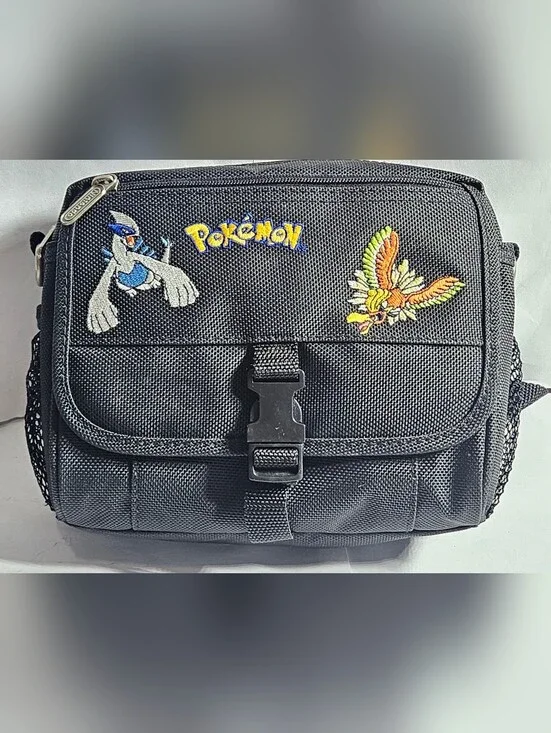 Vintage Nintendo Game Boy Pokemon Lugia Ho-Oh Gold Silver Carry Case Fanny Pack