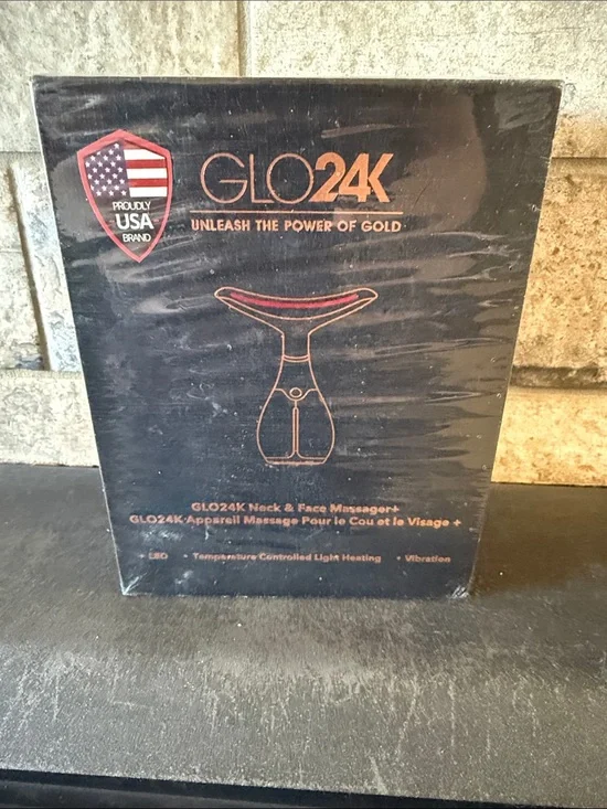 Gold Neck & Face Massager - Gold