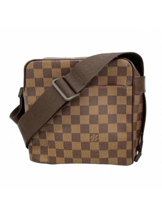 Louis Vuitton Shoulder Bag Damier Olaf PM Ebene