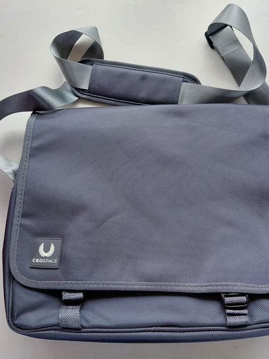 Grey Messenger Bag for Men
