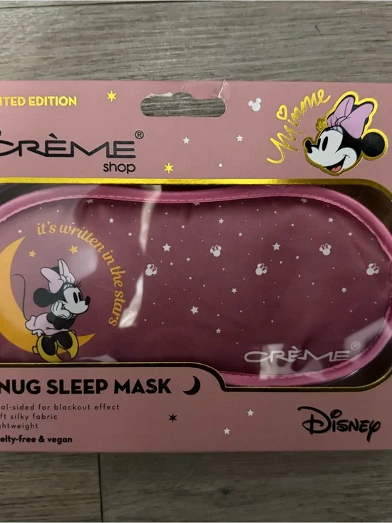 Crème Shop x Disney Minnie Pink Snug Sleep Mask