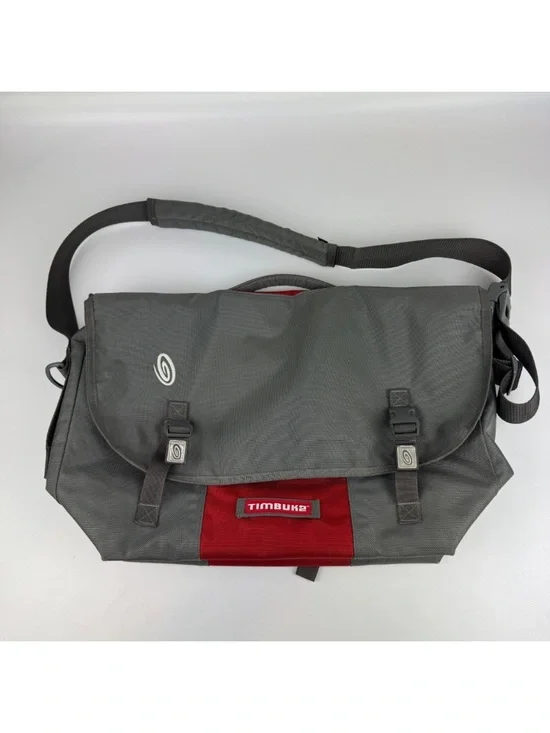 Timbuk2 Classic Messenger Bag Large Laptop Work Commuter Water Resistant Gray