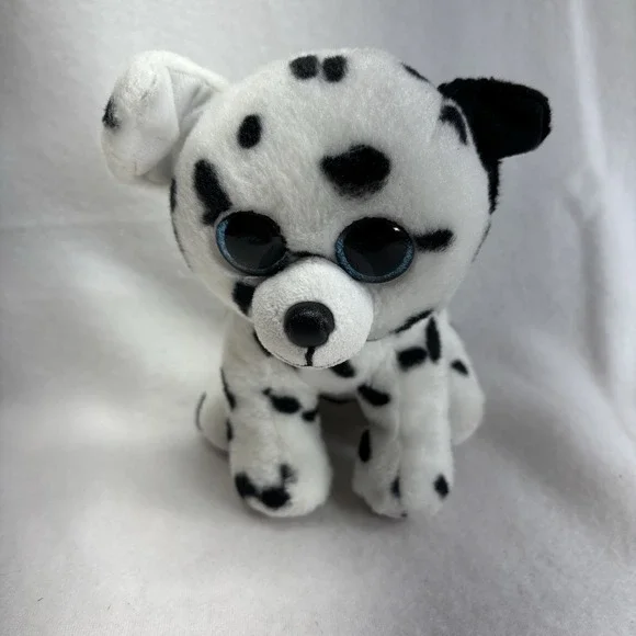 Ty Catcher Velvety- FETCH the‎ Dalmatian Dog 7 In (GLITTER / SPARKLE EYES)