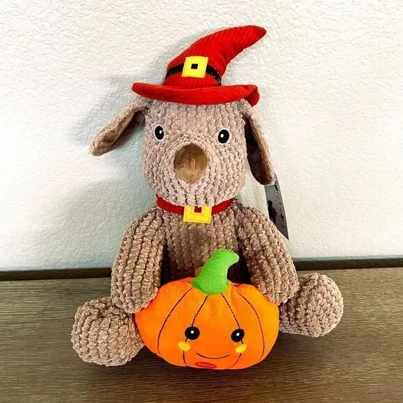 Fall Dog Plush Squeaker Dog Toy