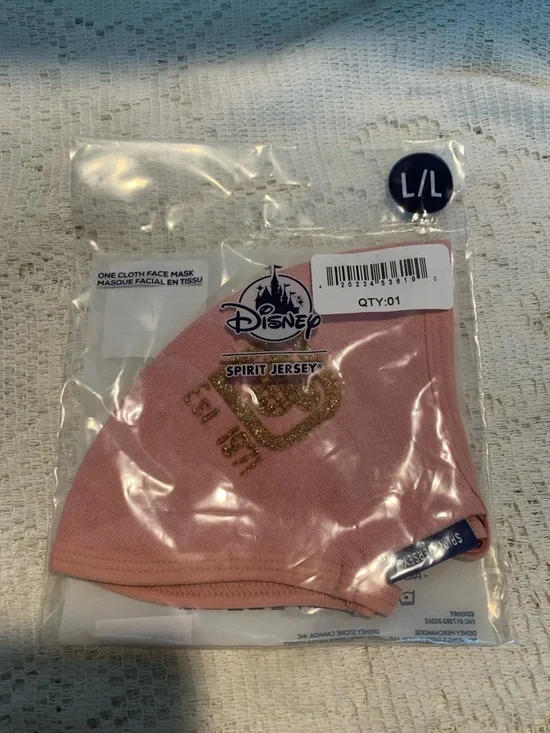Walt Disney World Briar Rose Gold Face Mask by Spirit Jersey size L
