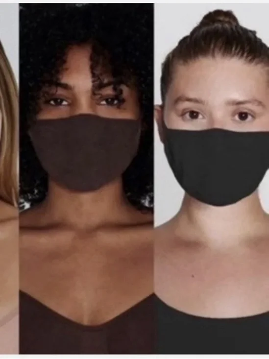 X 2 SKIMS Face Masks - Cocoa/Onyx