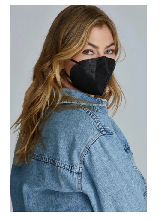 50 PCS Protective KN95 Black Face Masks
