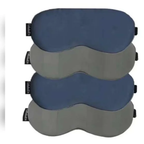 Lidoloka Bamboo Rayon Sleep Eye Masks for Adult 4 Pcs,Adjustable Strap. Size: OS
