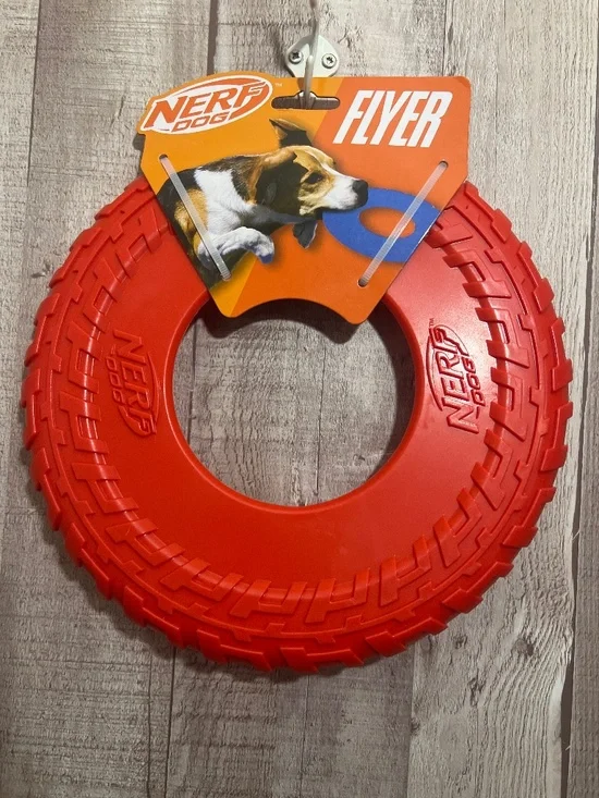 NWT, NERF Dog Flyer Red Frisbee