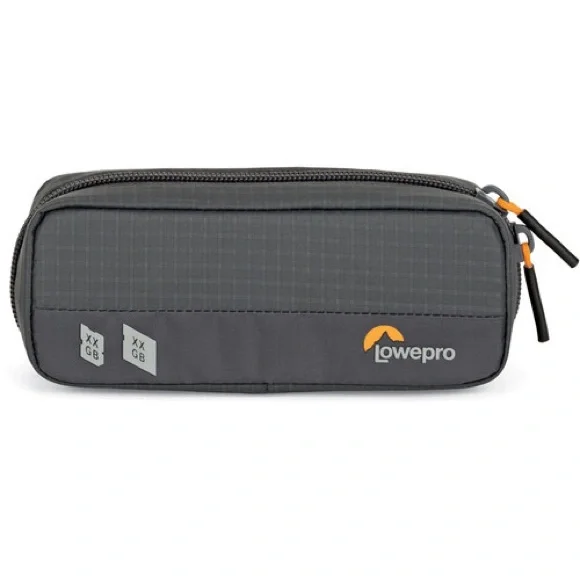Lowepro Gray Pouch with Orange Accents