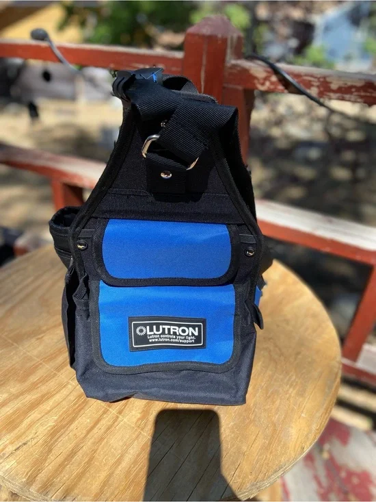 Blue and Black Utility Tool Bag - Compact Carry Pouch