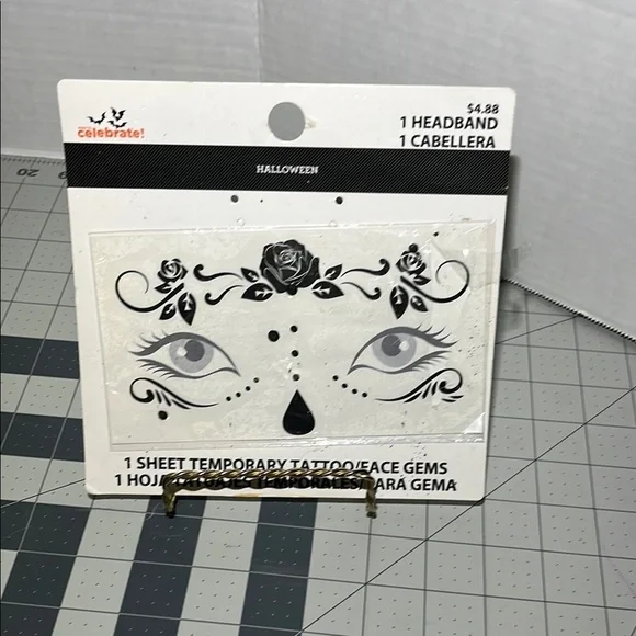 Celebrate Halloween Temporary Face Tattoos