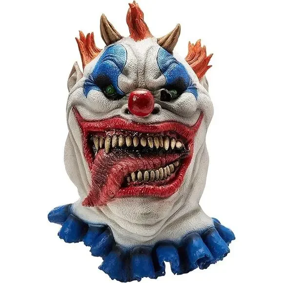 Rubies Foam Latex Mask, Deluxe Fatzo The Clown Halloween Cosplay Dress Up
