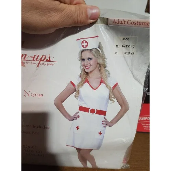 XX 6719140 Nurse Pin Up Sexy Woman Costume Seasons