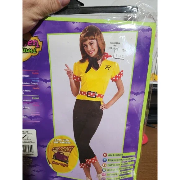 XX 889658 Hot Rod Honey 1950s Woman Costume Rubies