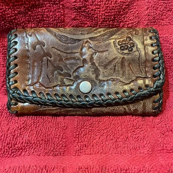 genuine brown  Leather Wallet