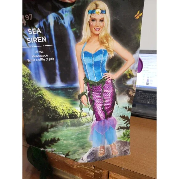 XX 3260 Sea Siren Mermaid Dress Womans Costume