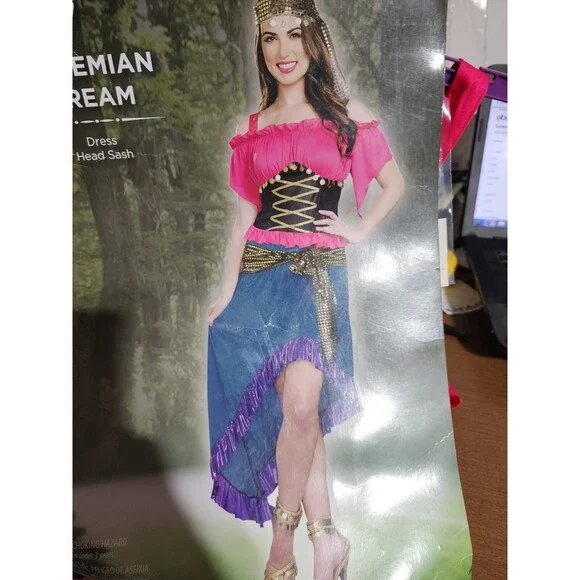XX 3402 Bohemian Dream Gypsy Dress Womans Costume