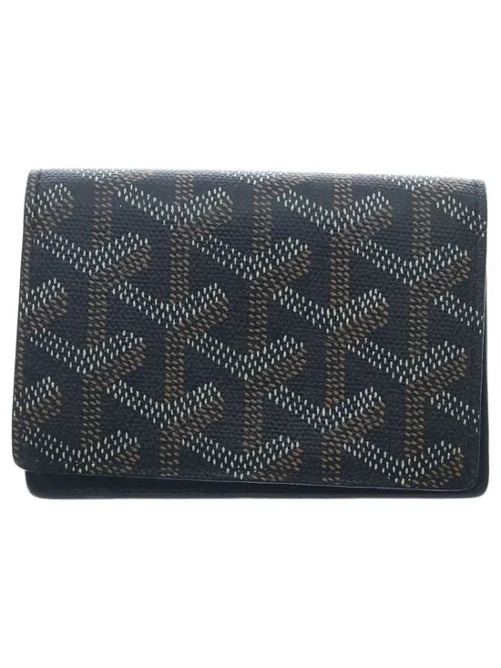 Goyard Malesherbes Card Wallet Flap Case Brown