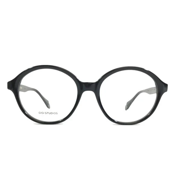 Gigi Studios Eyeglasses Frames COLETTE 6870/1 Black Round Full Rim 47-17-135