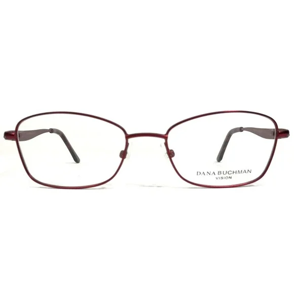 Dana Buchman Eyeglasses Frames BEVERLY CS Red Cat Eye Full Rim 50-17-130