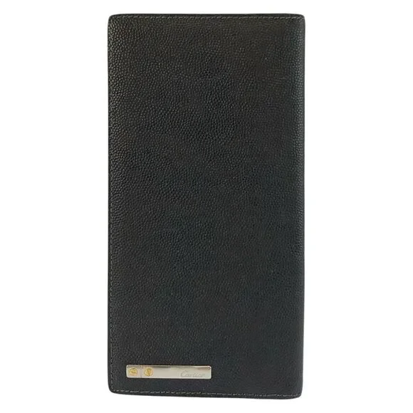 Cartier Santos Leather Long Wallet