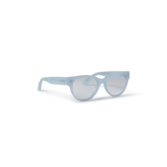 NWT Off-White Style 57 Blue Round 55mm Eyeglasses