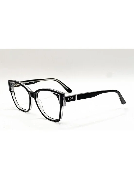 Karl Lagerfeld KL6069S 005 Black Crystal Cat Eye Authentic Eyeglass Frames 54-16