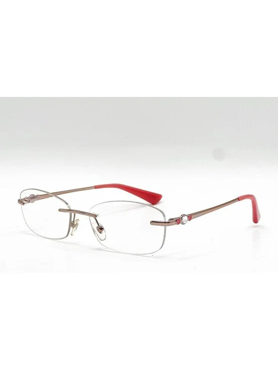 Vogue VO 3956-BI 756 Rose Gold Rimless Authentic Eyeglass Frames 51-17