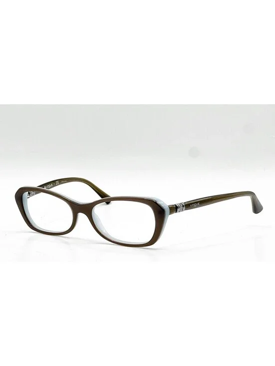 Vogue VO 2960-B 2322 Mud Green/Opal Azure Authentic Eyeglass Frames 52-16
