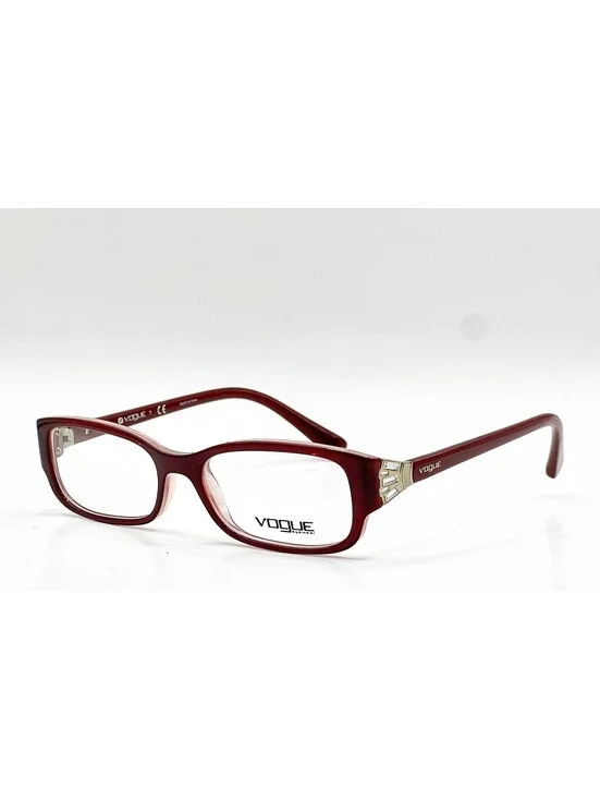 Vogue VO 5059-B 2323 Top Bordeaux on Opal Pink Authentic Eyeglass Frames 50-16