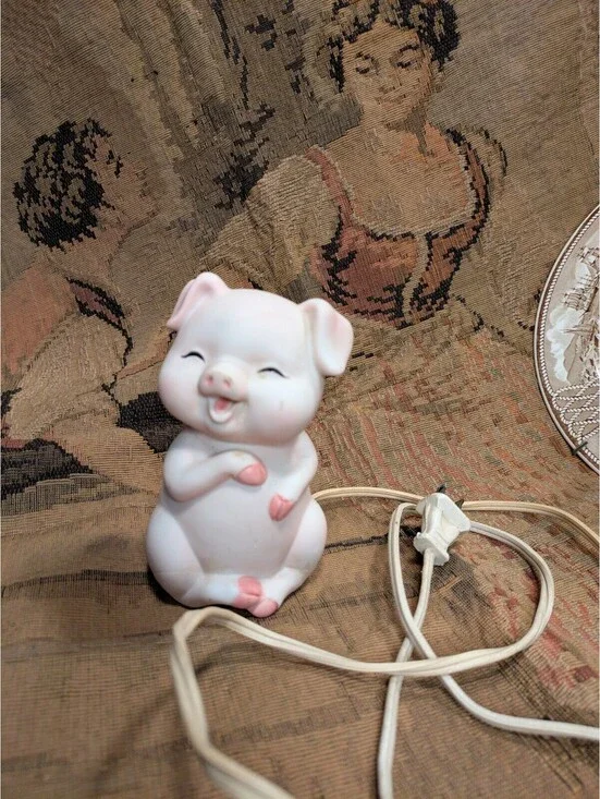 1950's Pig Lamp