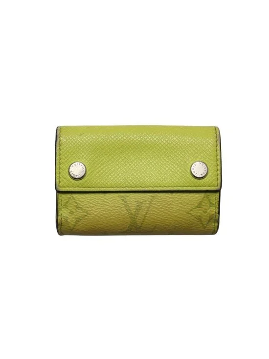 Louis Vuitton Taigarama Discovery Compact Leather Trifold Wallet