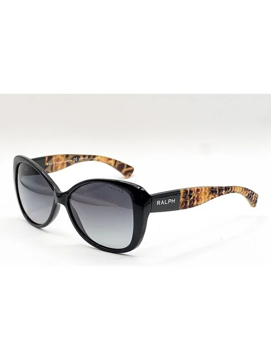 Ralph Lauren RA5180 501 T3 Black Rectangle Authentic Sunglasses 58-14-135