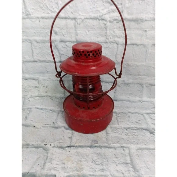 Vintage Handlan Red Railroad Lantern