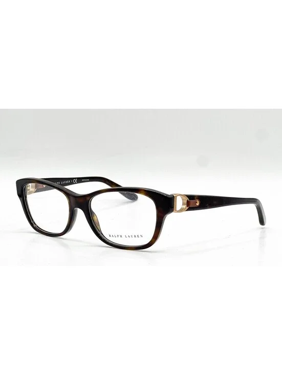 Ralph Lauren RL 6113Q 5003 Dark Havana Cat Eye Eyeglass Frames 52-17-140
