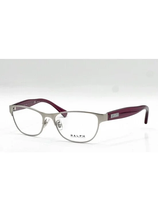 Ralph Lauren RA 6043 170 Purple Satin Silver Square Eyeglass Frames 52-15-135