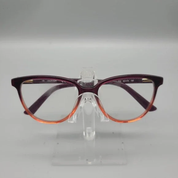 Calvin Klein CK18514 512 Burgundy Orange Ombre Cat Eye Eyeglass Frames 52-15-135