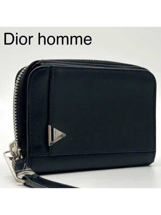 Dior Homme Bifold Compact Coin Case Logo