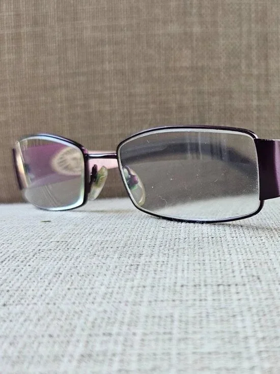 Anne Klein Women Glasses Frame AK9103 540 Eyewear Purple Tone Metal Eyeglasses