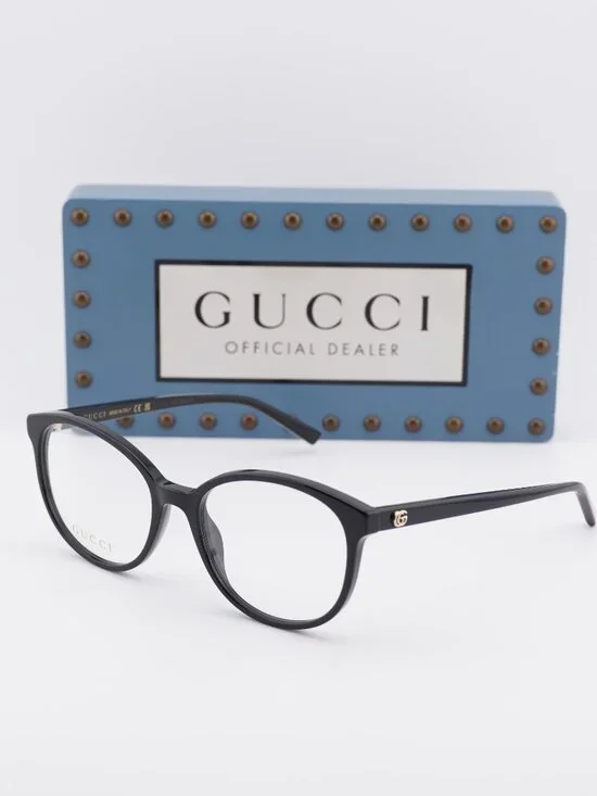 Gucci GG1996O 001 Square Eyeglasses - Black 54mm