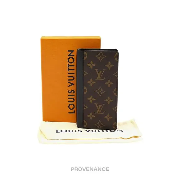 🔴 Louis Vuitton Tanon Long Wallet - Monogram Macassar