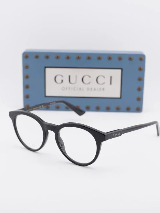 Gucci GG1822O 001 Square Eyeglasses - Black 50mm
