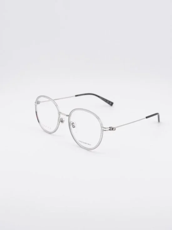 Gucci GG1851O 003 Eyeglasses Grey / Silver 50mm Square Frame